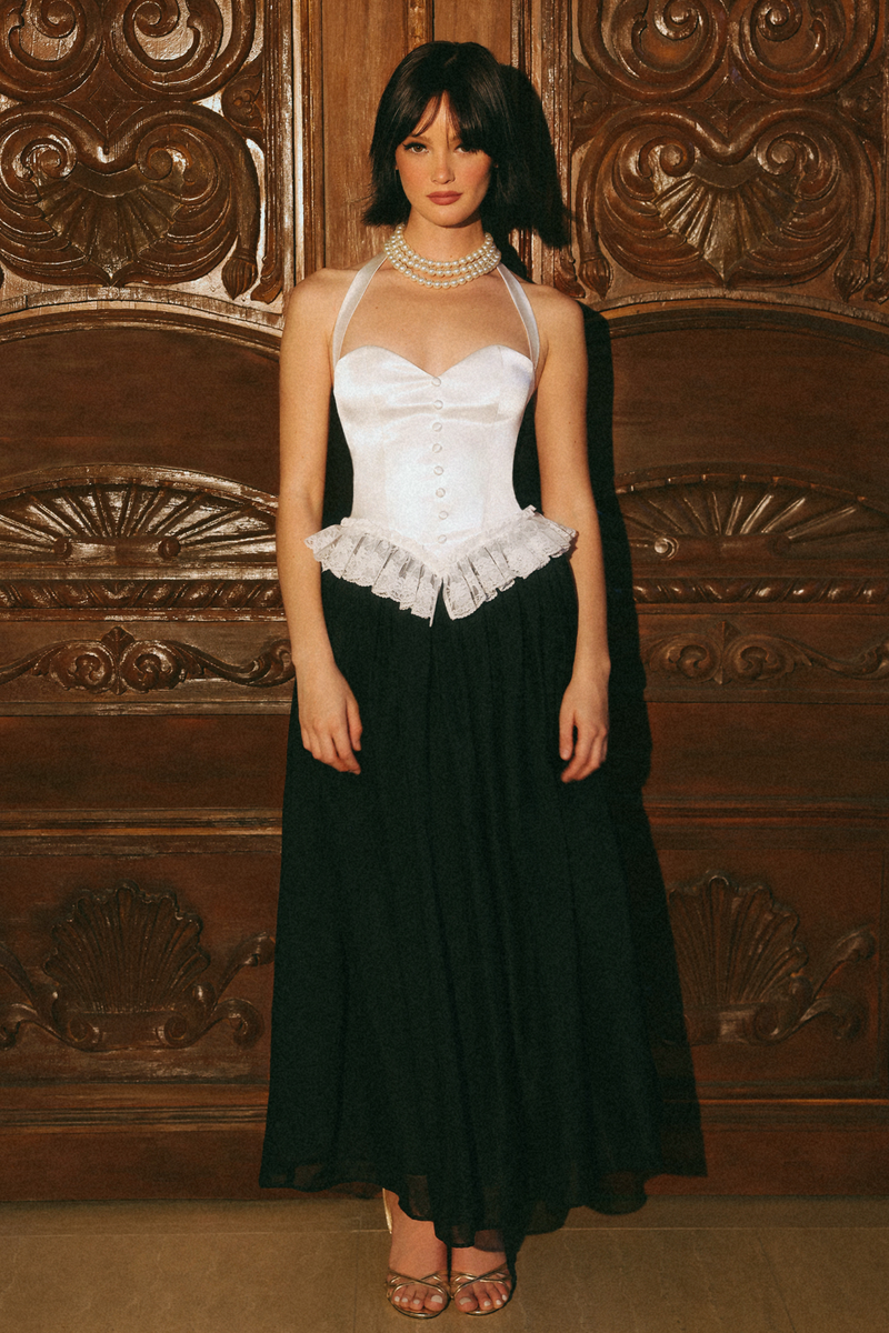 Empress White Corset Top