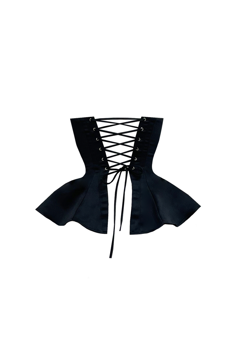 Midnight Spark Corset Black Top