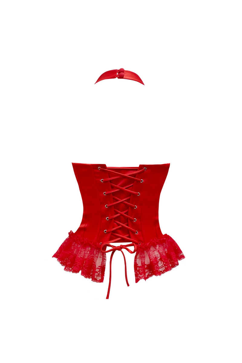 Cupid's Favorite Corset Red Top