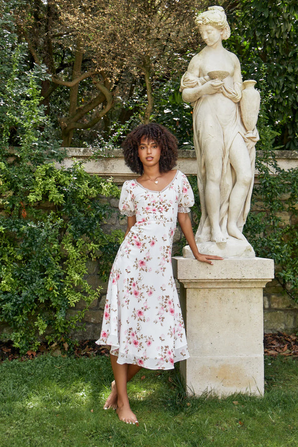 Harmony Red Midi Dress